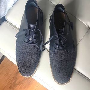 COLE HAAN woven leather boots size 9m